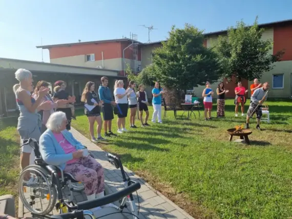Sportovní hry v SeniorCentru Šanov