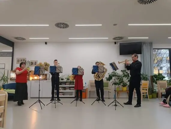 Novoroční koncert v SeniorCentru Hradec Králové